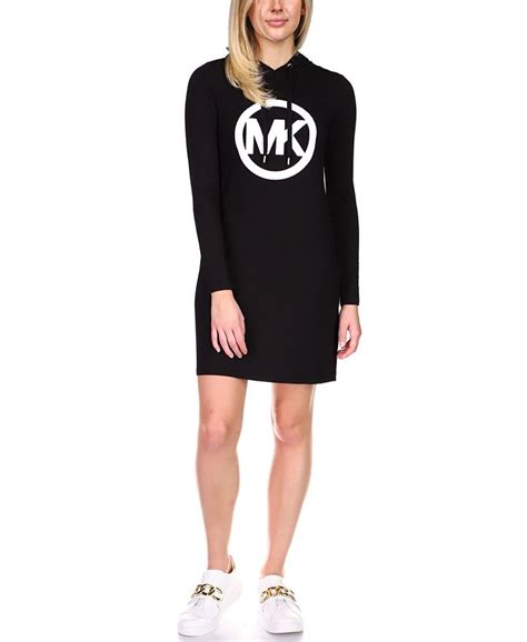 michael kors logo sweater dress|michael kors sweatshirt dress.